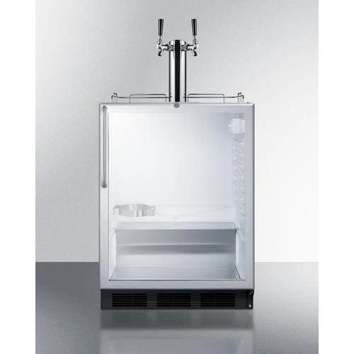 Summit 24" Glass Kegerator - Full SS Wrap (SBC56GBICSSADA)