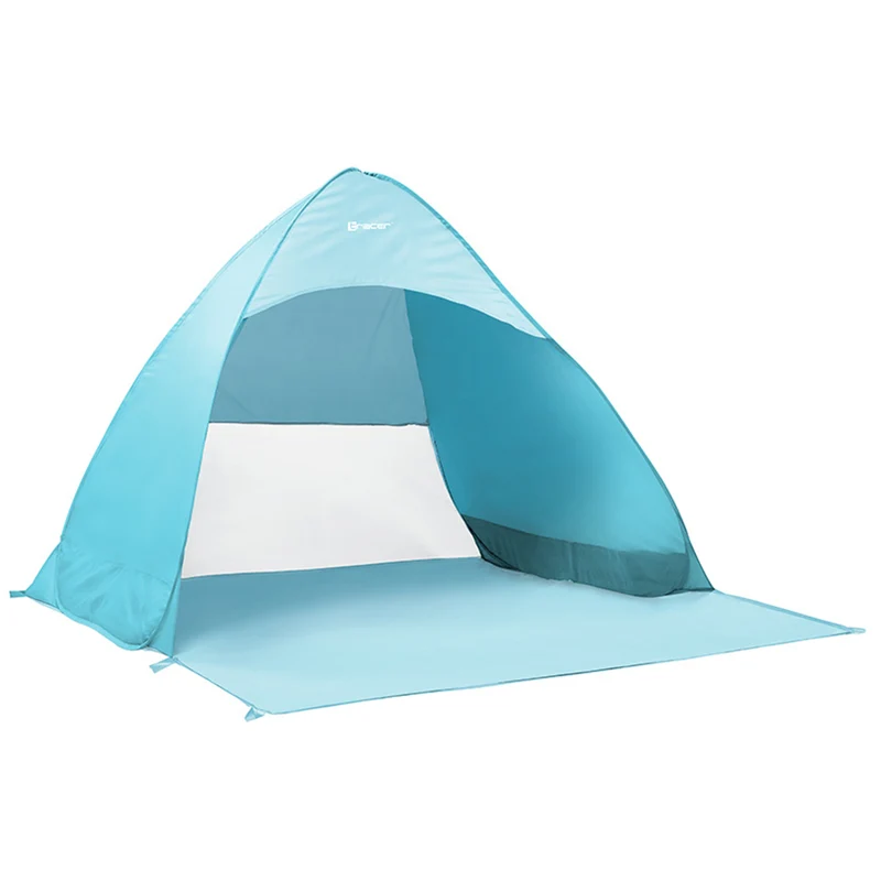 Carpa de playa Concha instantánea Pivotante Carpa de camping Carpa automática portátil Throw Up Carpa al aire libre 160 x 150 x 115cm