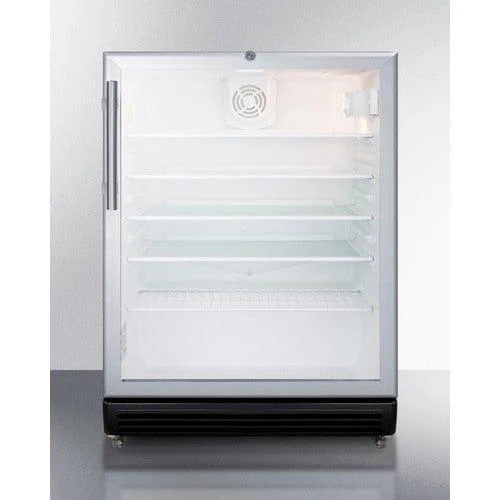 Summit 24" Wide Beverage Center SCR600BGLMBL
