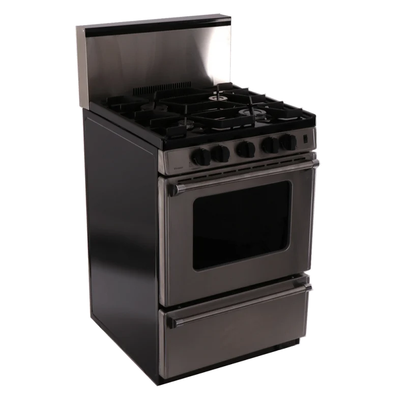 Premier Pro Series P24S3202PS 24" Stainless Range with Electronic Ignition