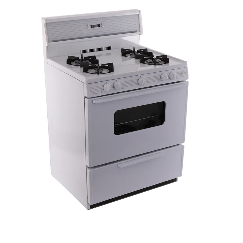 Premier SMK240OP 30" Electronic Ignition Gas Range with 4 Sealed Variable Burners White