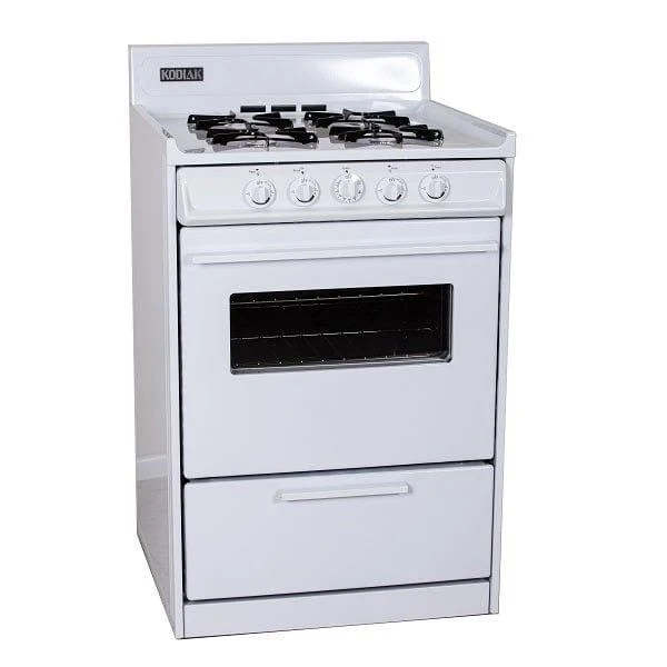 Kodiak 24" Battery Ignition Propane Range (White) WLM610-PV