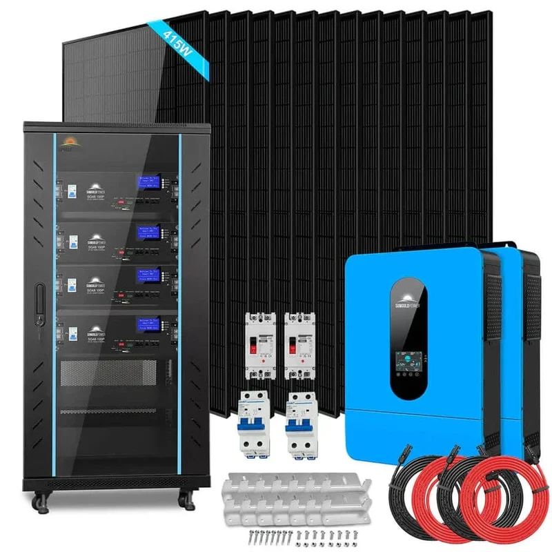 SunGoldPower SGR-13KM | 13KW Off-Grid Solar Kit | 48VDC | 120V/240V