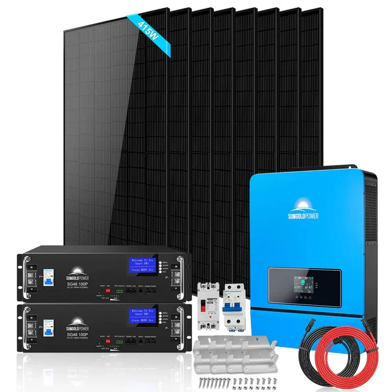 SunGoldPower SGR-8K10E | 8000W Off-Grid Solar Kit | 48VDC | 120V/240V