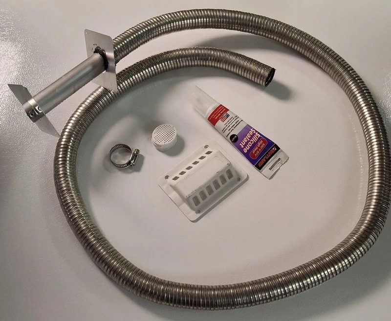 Exhaust Venting Kit for Propane or Natural Gas Refrigerators and Freezers