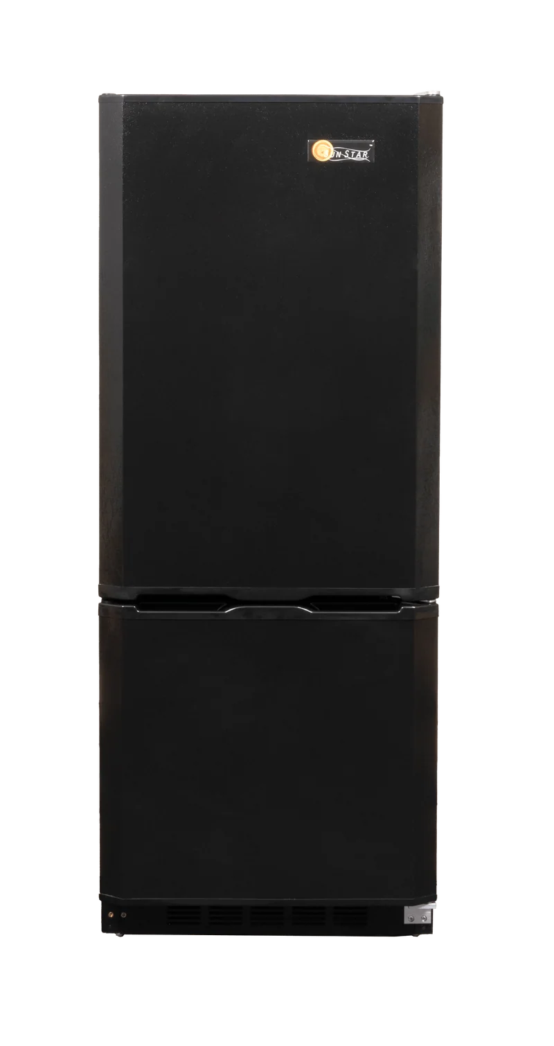 Sunstar ST-10RFB Dual Power Solar (DC) and Grid (AC) Powered 10 cu ft Refrigerator-Freezer in Black