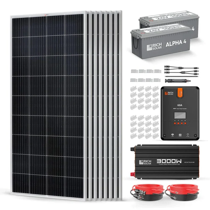 Rich Solar 1600 Watt Complete Solar Kit