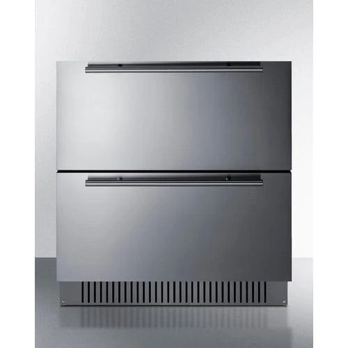 Summit 30" 2-Drawer Refrigerator - Stainless (SPR3032DADA)
