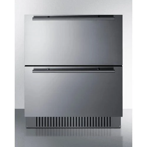 Summit 27" Outdoor 2-Drawer Fridge - Stainless Steel (SPR275OS2DADA)