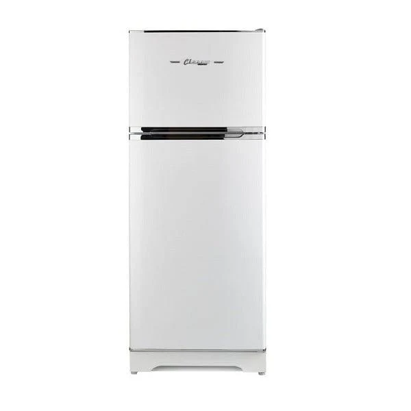 Unique Classic Retro 14cu ft Propane Refrigerator-Freezer CSA Approved, White UGP-14CR SM W
