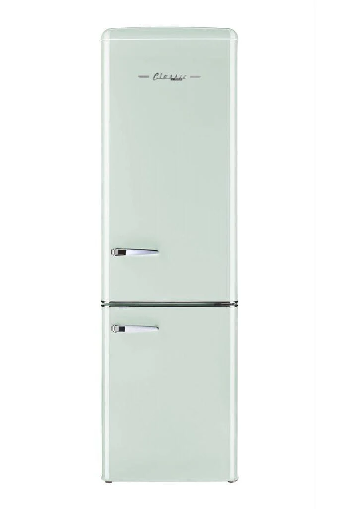 Unique 9 cu/ft Bottom Mount Freezer Retro Refrigerator UGP-275L LG AC (Light Green)