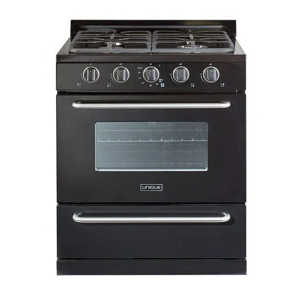 Unique UGP-30G OF1 B | Classic 30" Propane Range Battery in Black