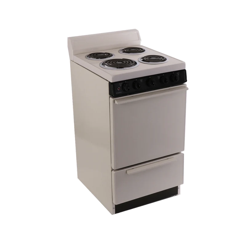 Premier EAK100TP 20" Electric Range Biscuit with Black Trim