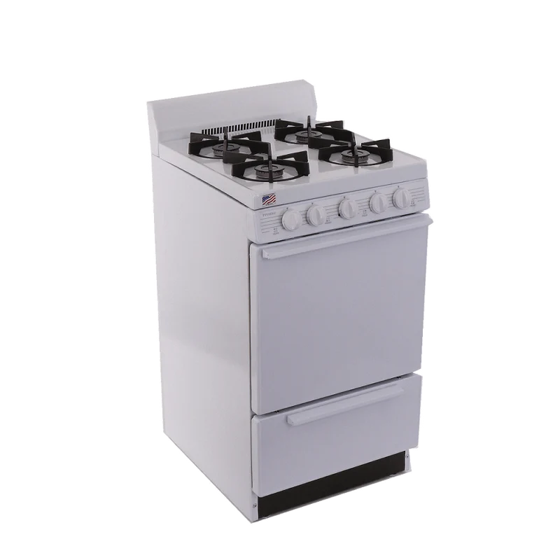 Premier SHK100OP 20" Electronic Ignition Gas Range with Sealed Burners - White