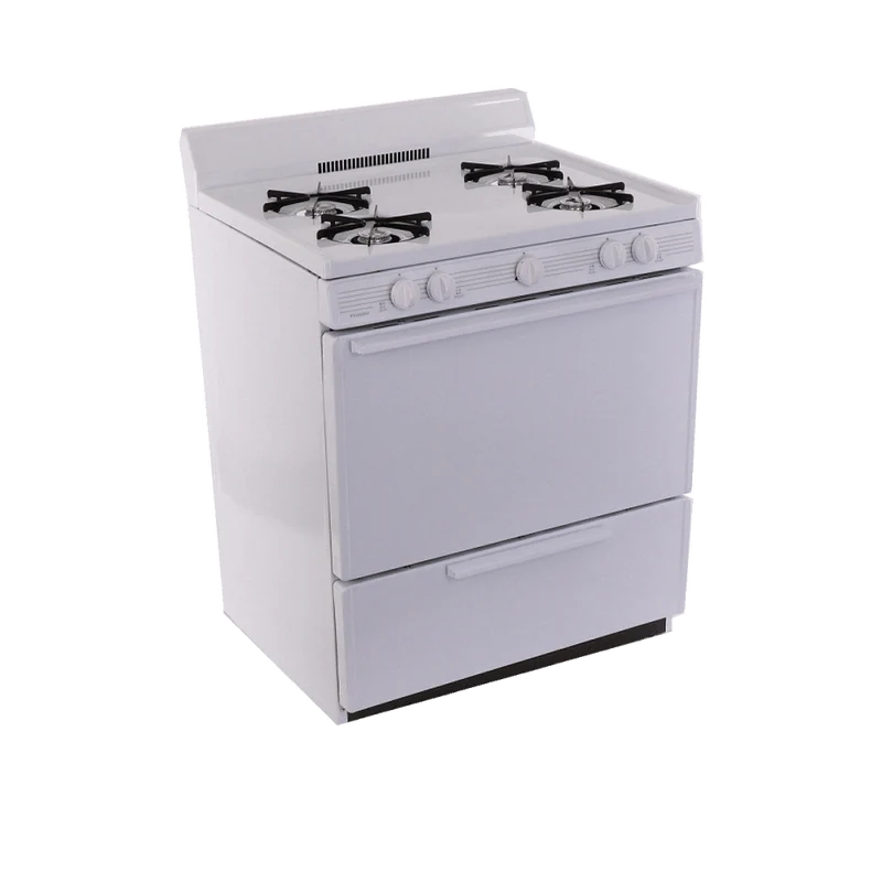Premier SFK100OP 30" White Electronic Ignition Gas Range