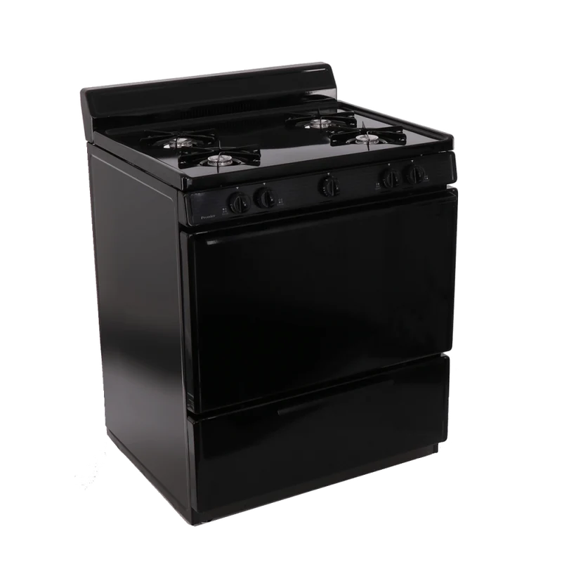 Premier SFK100BP 30" Black Electronic Ignition Gas Range