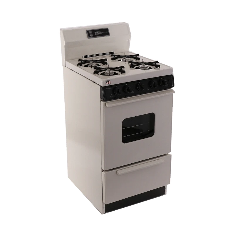 Premier SAK220TP 20" Electronic Ignition Gas Range Biscuit with Black Trim
