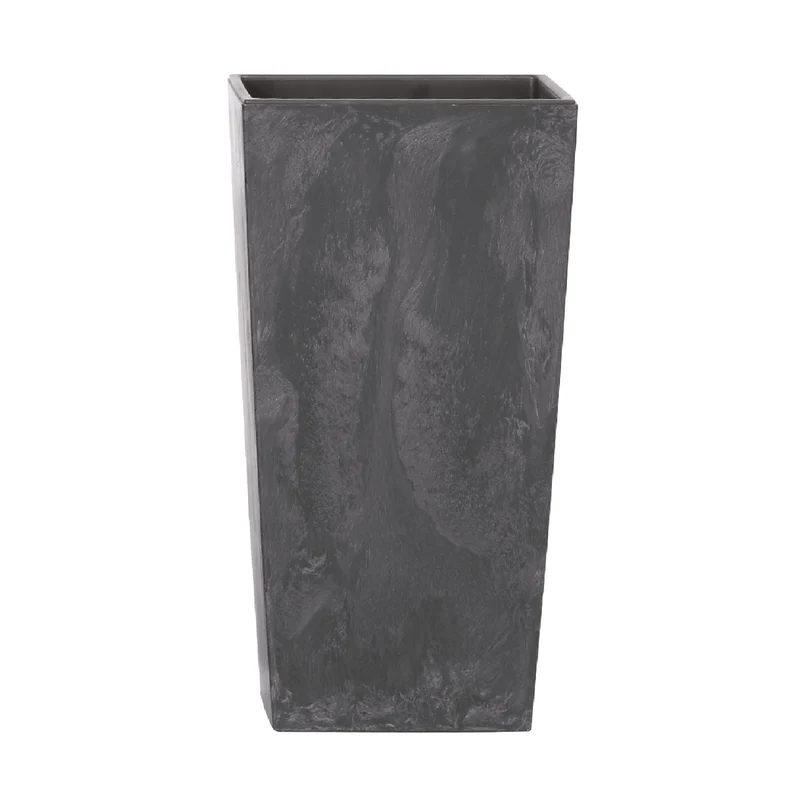 Maceta con inserto Urbi Efecto Cuadrado DURS225E-S433 - antracita