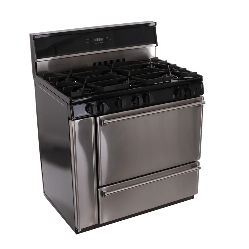 Premier Pro Series P36S148BP 36" Electronic Ignition Gas Range with 6 Open Burners