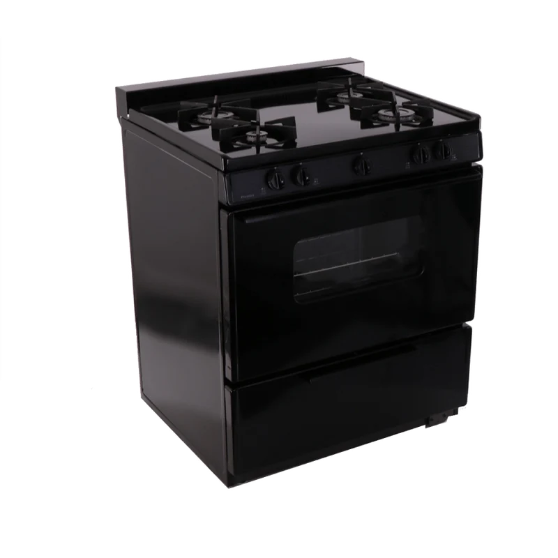 Premier BMK5X0BP 30" Battery Ignition Gas Range with 4 Sealed Variable Burners Black CALL FOR AVAILABILITY