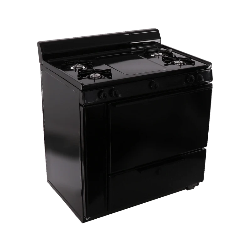 Premier BLK100BP 36" Battery Ignition Gas Range Black
