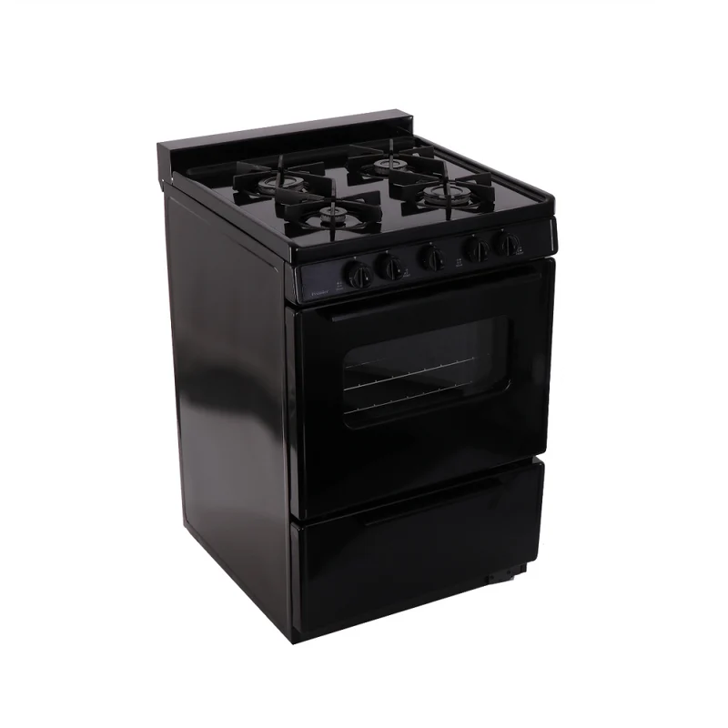 Premier BJK5X0BP 24" Battery Ignition Black Range Sealed Burners