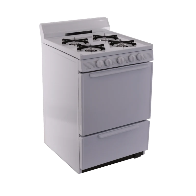 Premier BCK100OP 24" White Battery Ignition Gas Range