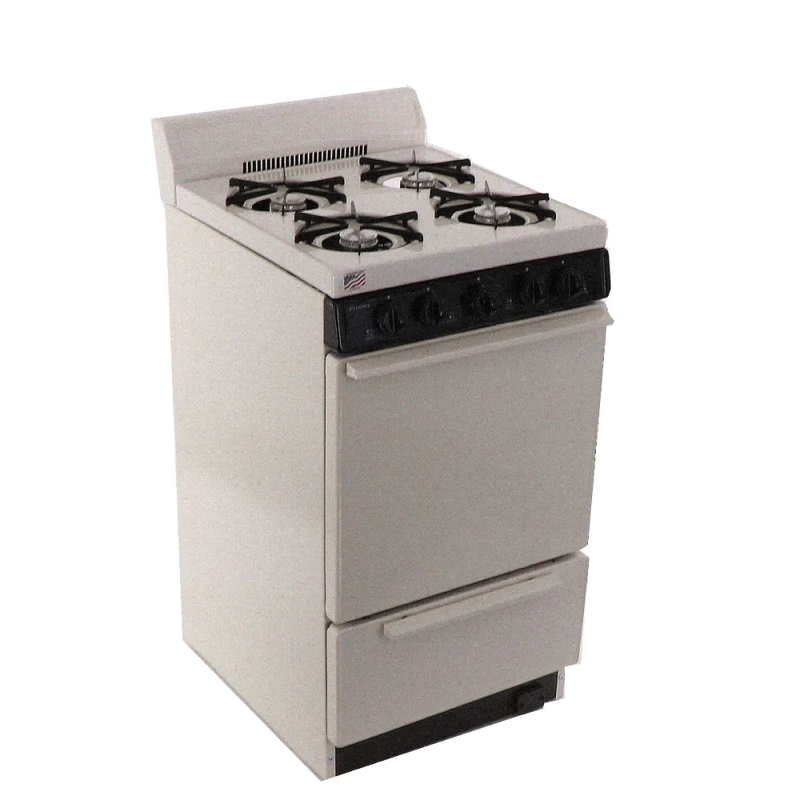 Premier BAK100TP 20" Battery Ignition Gas Range Biscuit with Black Trim