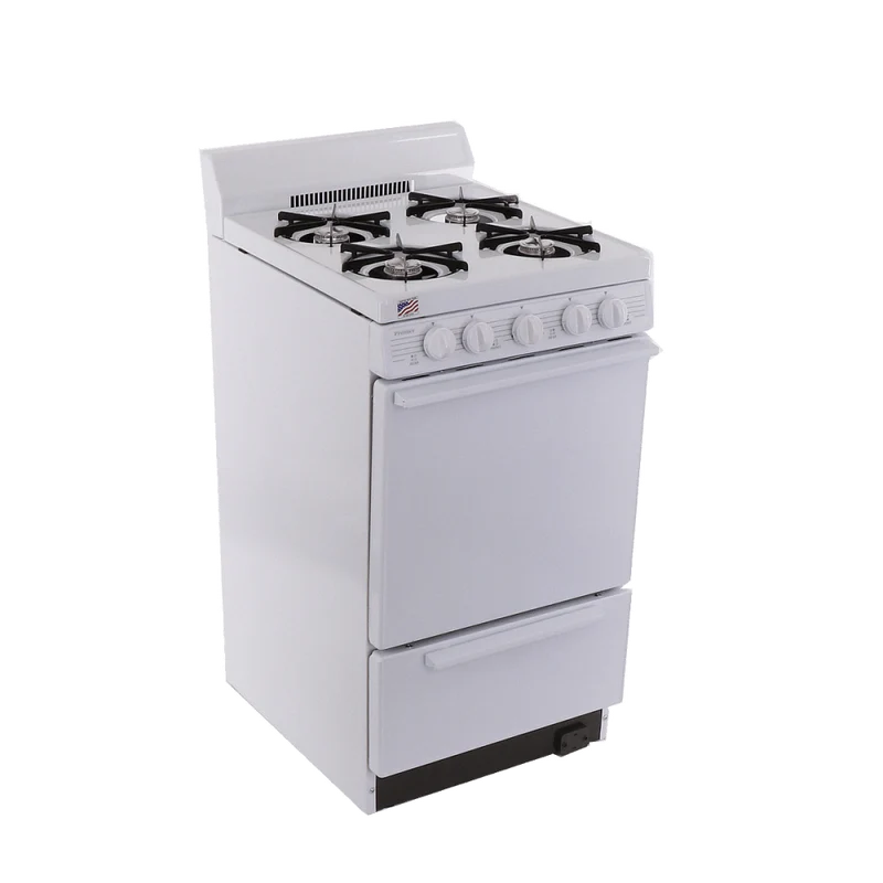 Premier BAK100OP 20" Battery Ignition Gas Range White