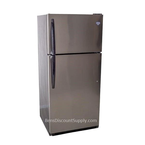 Crystal Cold CC18RFS Propane Refrigerator-Freezer in Stainless Steel 18 cu.ft.