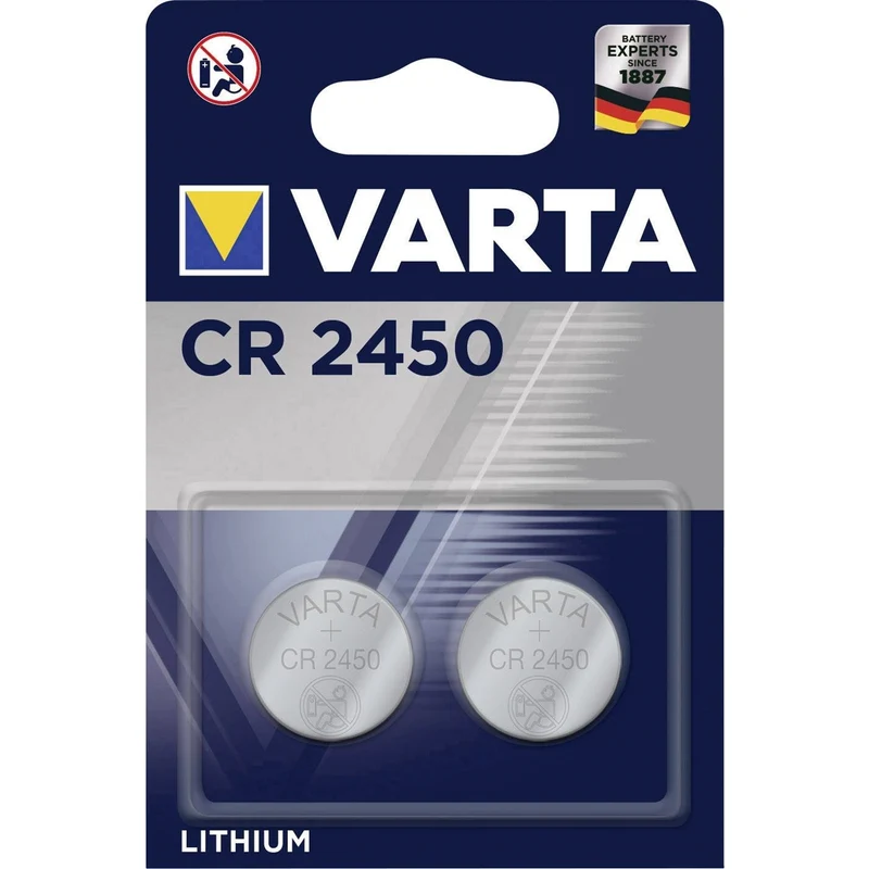 BATERÍA CR2450 3V LITOWA VARTA PROFESSIONAL - 2 piezas