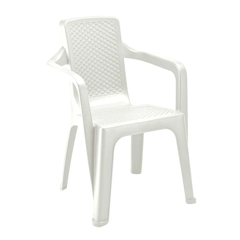 Silla Eterna con Brazos Blanco Arena