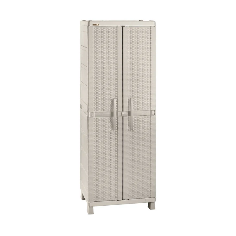 Armario para Ropa Apariencia Rattan Taupe