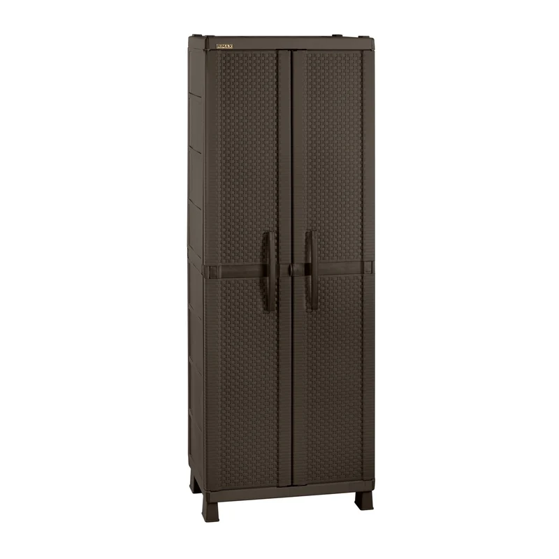 Armario Grande Apariencia Rattan Wengue