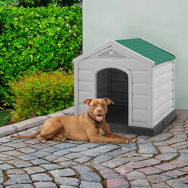 Casa para Perro Razas Medianas y Grandes Verde