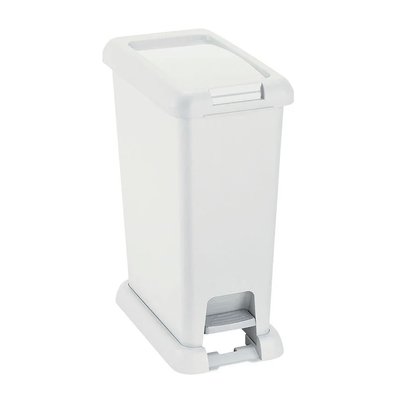 Basurero Pedal 20 Litros Blanco Vm