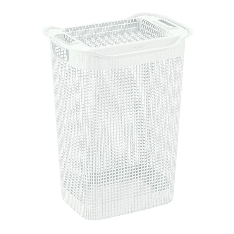 Cesta para Ropa Linum con Tejido Premium Blanco