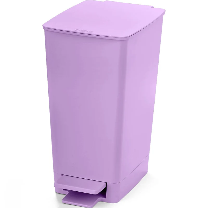 Basurero Pedal Slim 8 Litros Lavanda