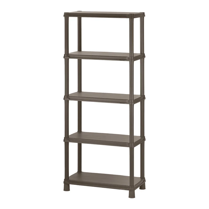 Estante Multifuncional de 5 Niveles Sólido 15" Mocca