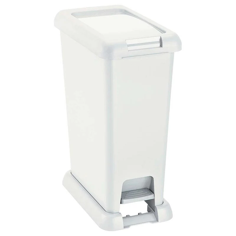Basurero Pedal 35 Litros Blanco Vm