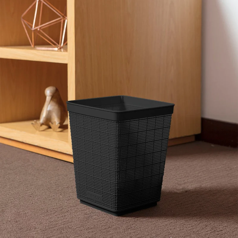 Papelera Fique 6 Litros Negro