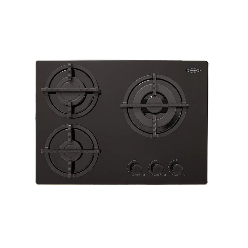 Estufa de Empotrar CUB TO Negro 3C 60-43 Cristal HF 3Q GN