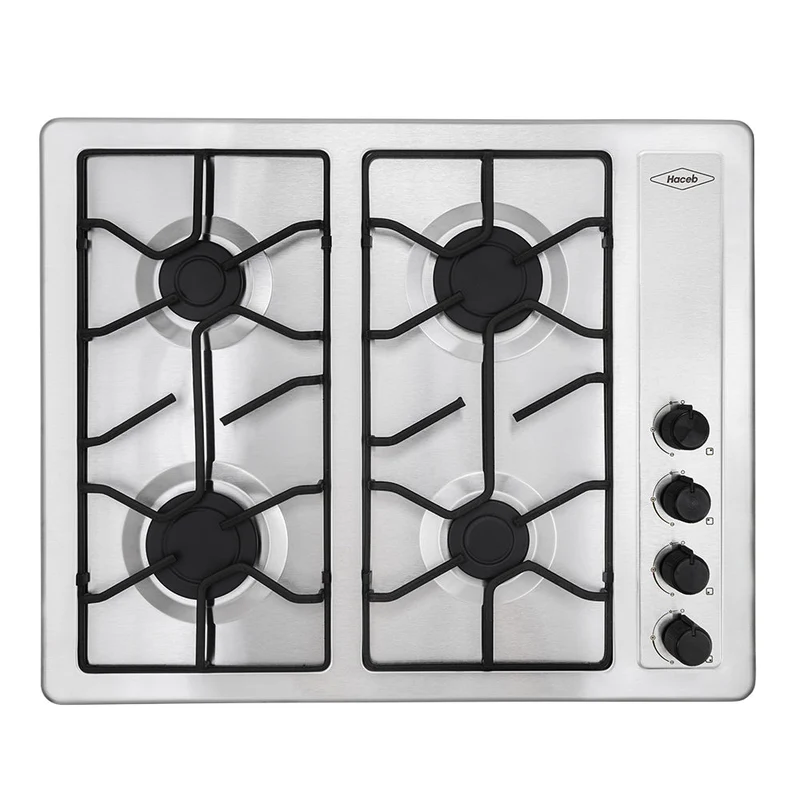 Estufa de Empotrar Inox 66X54 cm Platina a Gas Natural Haceb