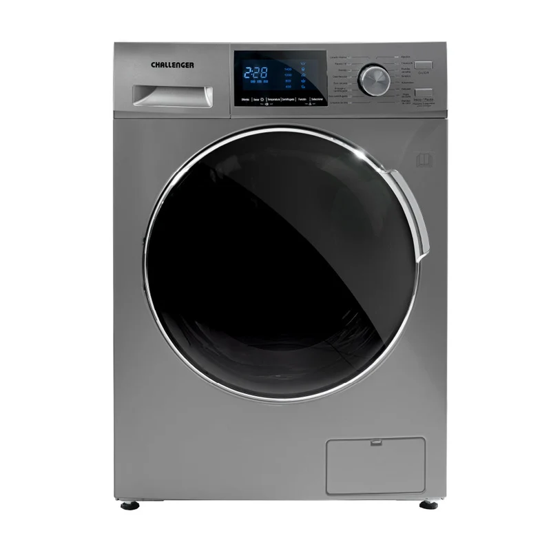 Lavadora y Secadora Inventer con Panel Digital 14kg Challenger, Color Gris