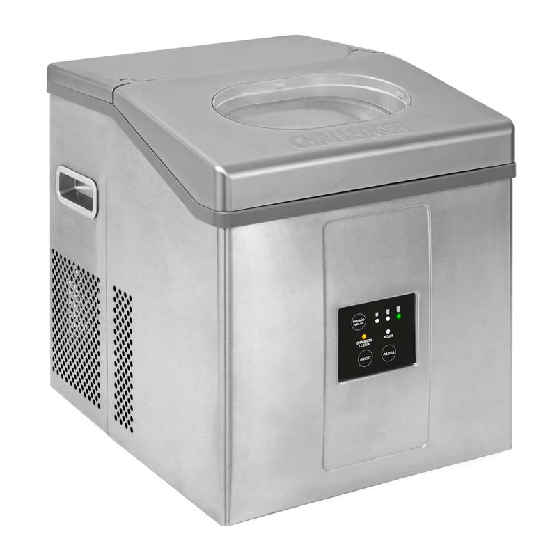 Fabricador de Hielo Fh 8215 15kg Challenger, Color Gris