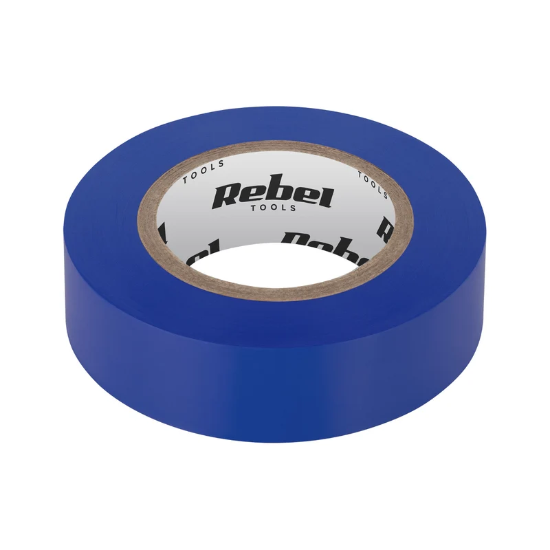 REBEL Cinta aislante adhesiva (0,13 mm x 19 mm x 20 yd) azul