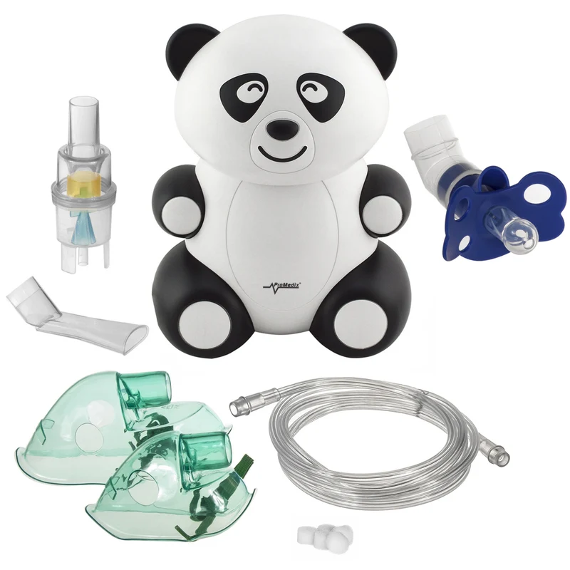 Promedix PR-812 inhalador infantil panda, nebulizador, mascarilla, filtro + set chupete Promedix PR-815