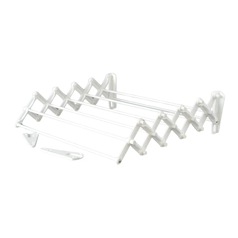 ABJ Secadora de ropa, de pared, plegable, blanca, 100 cm