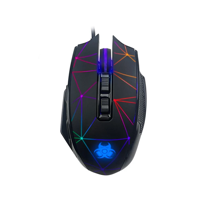 Tracer Space Ratón para juegos, retroiluminación RGB, 7200 PPP
