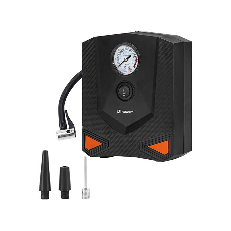 Tracer Compresor para Coche, Moto, Bicicleta, Balón, 120W, 8 bar, RES-03ML